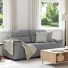 VidaXL 2-seater Sofa Light Grey 140 Cm Fabric, Sofa, 2-seater Sofa, Fabric Sofa, Divan, Two-seater Sofa, 4105307