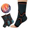2Pcs Ankle Brace Compression Sleeve Injury Recovery Joint Pain Tendon Support, Plantar Fasciitis Foot Socks with Arch Support