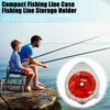Fishing Line Spooler Box with Clear Lid Quick Line Cutter Anti-Reversal Portable Fish