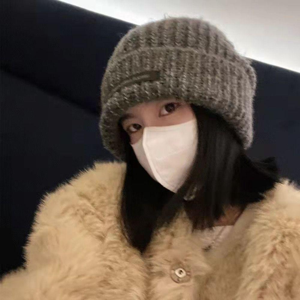 Woman/Men Knitted Beanies Multi Colors Female Beanie Caps High Quality Warmer Bonnet  Outdoor