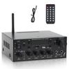 QuiExact Power Audio Small Bluetooth Card USB Radio Remote Control Mini Volume Adjustable Low For Home New Party Amplifier, Amplifier, Amplifier,