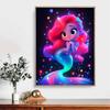 DIY Diamond Painting The Little Mermaid Cross Stitch Kit Mosaic Art Diamond Painting Full Circle Diamond Home Decoration