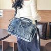 Vintage Denim Handbag Women's Shoulder Bag Crossbody Bag Large Capacity Tote Bag