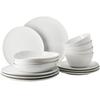 Rosenthal Junto Service In White Porcelain, 16 Pieces (10540-800001-28643)