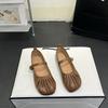 Fashion 2025 New Women Flat Shoes Fashion Round Toe Ladies Elegant Mary Jane Shoes Soft Flat Heel Baot Shoes Outdoor Ballerina Shoe