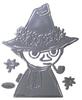 Наклейка Meiho Moomin Snufkin Emblem FS077, Серебристая,