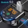 3.1A Dual USB Fast Charger Bluetooth 5.0 FM Transmitter Car Kit MP3 Modulator Player Wireless Handsfree Audio Receiver