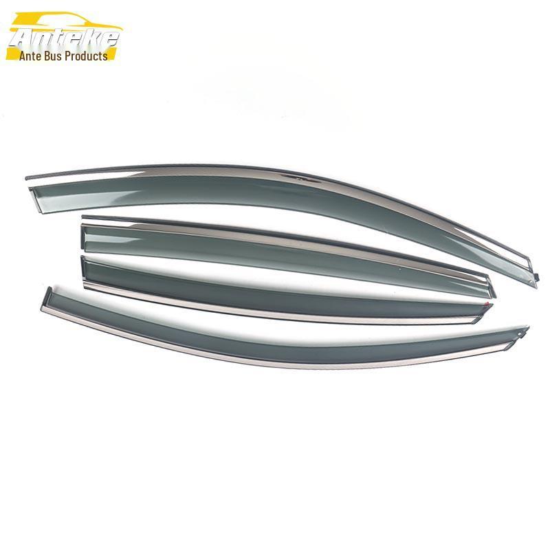 3D Stainless Steel Rain Guards & Sun Visor Trim for Tenth-Gen Accord (18 Models)