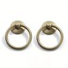 2pcs Circular Single Hole Drawer Handles, Cabinets, Wardrobe Handles,Vintage Alloy Handles