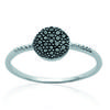 Silver Ring 'Scarlett' Black Silver (rhodium) - 8 Mm