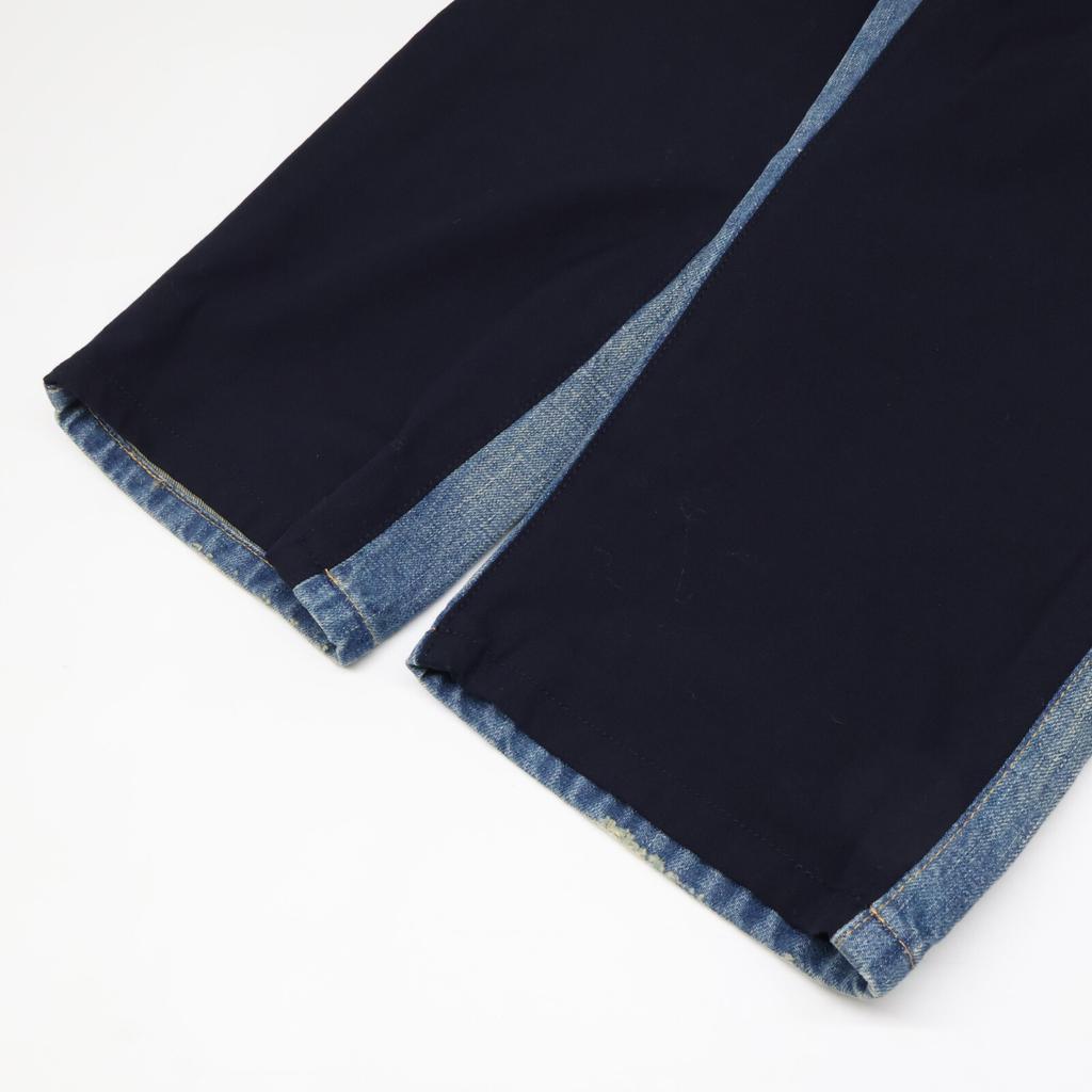 COMMEdesGARCONS JUNYA WATANABE XP-P010 15AW Blue Wool-switched Lame Pocket Denim Pants Bottoms XS Navy Indigo BlueUsed