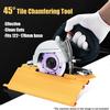 45 Degree Tile Chamfering Device Table Saw Guide Miter Saw Guide Multifunctional Angle Cutting