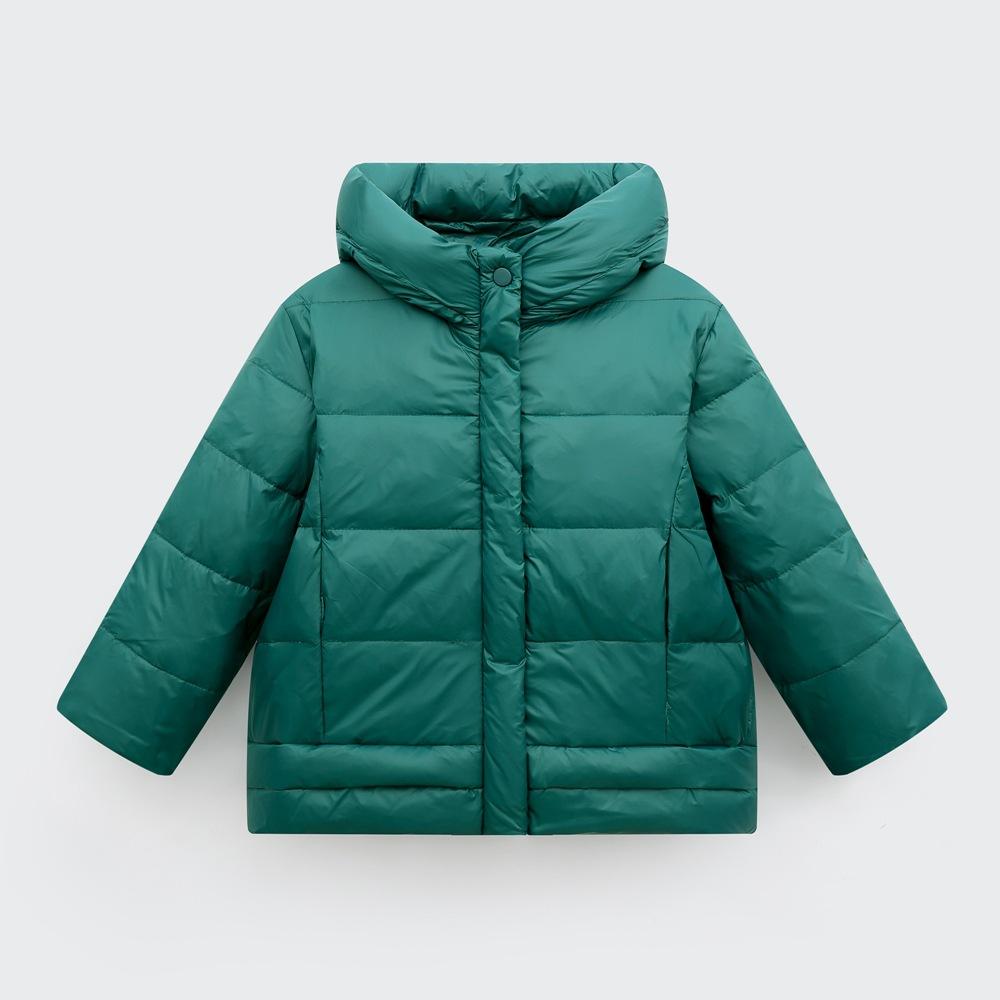 Children's Hooded Solid-color Light and Warm Down Jacket, Multi-color Coat for Boys and Girls Winter