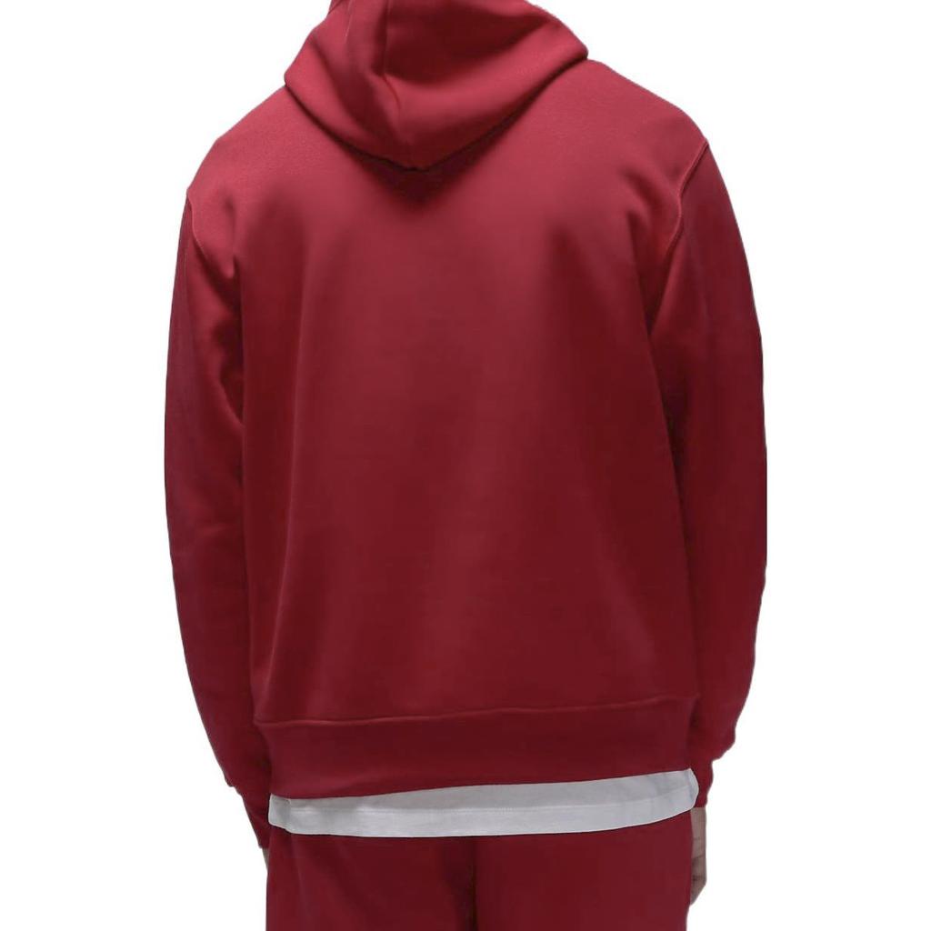 Jordan Solid Color Logo Print Hoodie Men Tops Red DQ7467-687