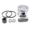 1X 44Mm Piston 12Mm Pin Ring Needle Bearing Kit For 2 Stroke 49Cc Atv Dirt Bike