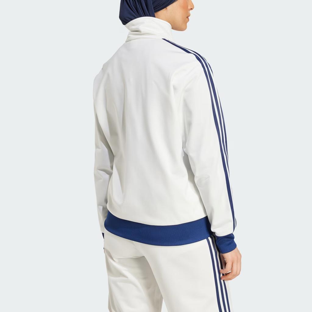 Adidas Originals Firebird Vintage Sports Zip-Up Jacket Women Jacket Cloud-White IX3550