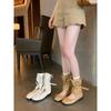 Height-increasing Boots Round-toed Cool Boots Ballet Single Shoes Knight Boots