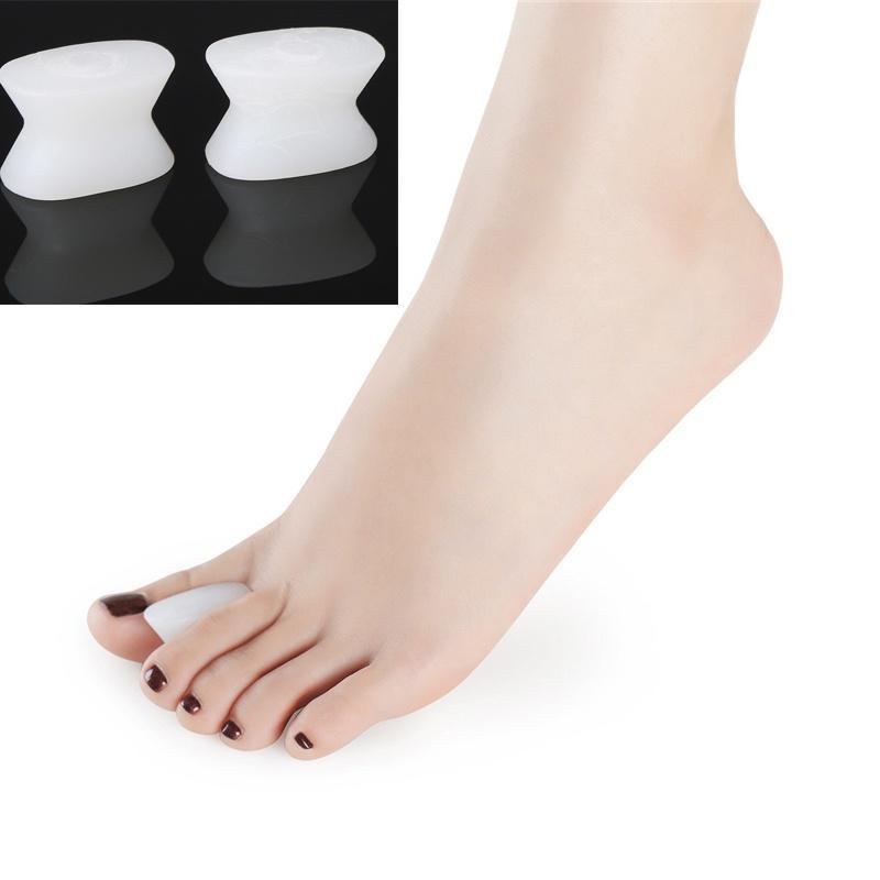 1 Pair Silicone Gel Toe Separator Spacer Straightener