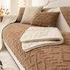 Morse Soft Winter Warm Plush Sofa Covers Slipcovers Sofa Towel Non-Slip Couch Cover For Living Room 1 2 3 4 Seater