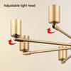 6 Head Lights  Modern Ceiling Adjustable Chandelier Satellite Hanging Lamp Lustre Light Fixture Home Living Dining Room Decor
