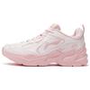 Shock Absorbing Non-Slip Wear-Resistant Breathable Low-Top Running Shoes Women Sneakers White Pink ARLS008-1