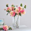 65CM Single 3-head Dahlia Artificial Flower Nordic Wedding Decoration Road Guide Home Interior Decoration Photography Props