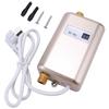 3800W Mini Electric Tankless Instant Hot Water Heater Bathroom Kitchen Washing Golden