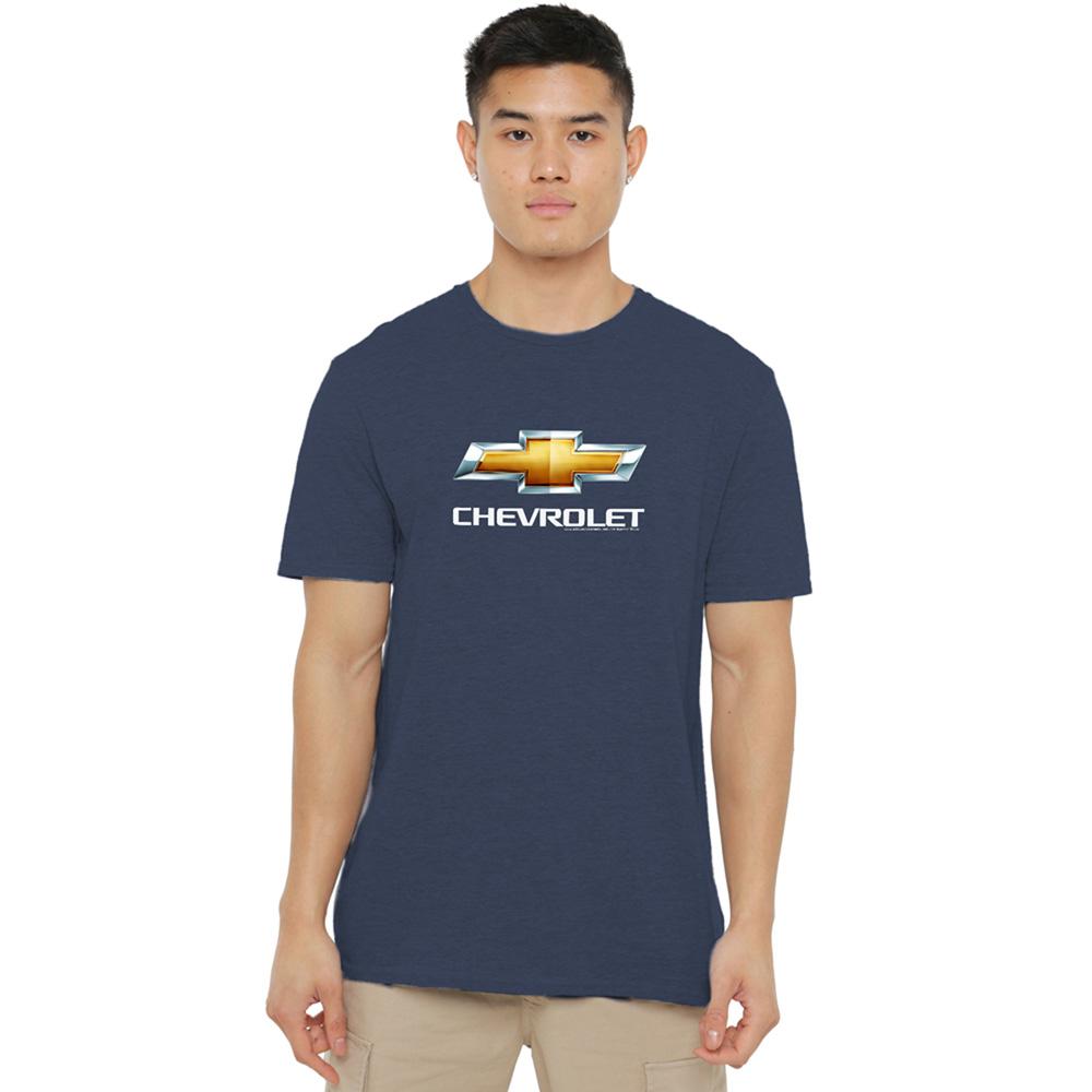 Chevrolet Unisex Adult Bowtie Stacked T-Shirt
