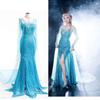 Halloween Frozen Princess Elsa Dress Adult Cosplay Adult Watch Costume