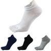 Black Separate Toe Socks Comfortable Five Fingers Men