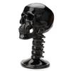 DXUIALOI Creative Art Skull Decor Glasses Stand Black Skull Head Resin Crafts Desktop Ornaments Home Decoration Accessories