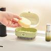 Bar Soap Container 2-in-1 Soap Container Storage Box With Roller Brush Multi-functional For Laundry Camping Gym Cleaning Sink