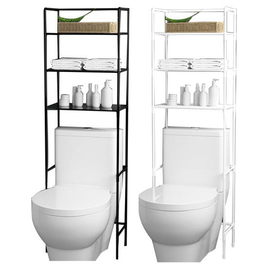 Bathroom Storage Rack Large-Capacity Strong Load-bearing Easy Installation Multi-Layered Freestanding Over-Toilet Storage Shelf