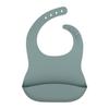 Casa Drawing Silicone Bib, Gray Blue, 1 Piece, 1 Piece