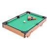 Small Pool Table Top Games Set with 16 Pool Balls 2 Cues 1 Triangle Rack 1 Chalks Tabletop Billiards Table Set for Family Game