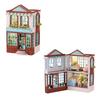 CUTEROOM Miniature Dollhouse Wooden Kit for Kids DIY Toy Candy Cake & Milk Tea Shop Perfect Gift (D013)