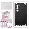 apgo Protective Skin Sticker for the Back+sides Compatible with Samsung Galaxy S23+ Plus, Full Wrap Film, Foil, Vinyl - Pattern Black Honeycomb