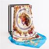 90cm Square Shawls Women Hijab Scarf For Hair Fashion Print Kerchief Neck Scarves Female Silk Satin Bag Scarfs For Ladies Banada