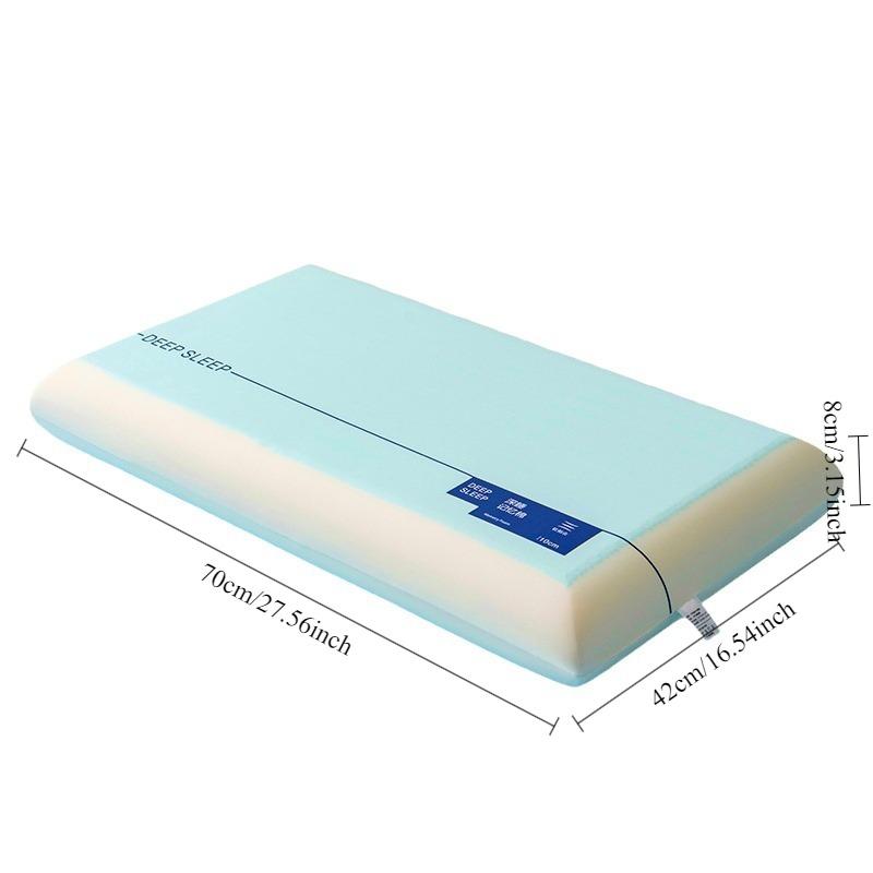 1pcs Gel Memory Foam Pillow with Slow Rebound & Cooling Effect Orthopedic Neck Support Pillow for Sleeping Ergonomic Design