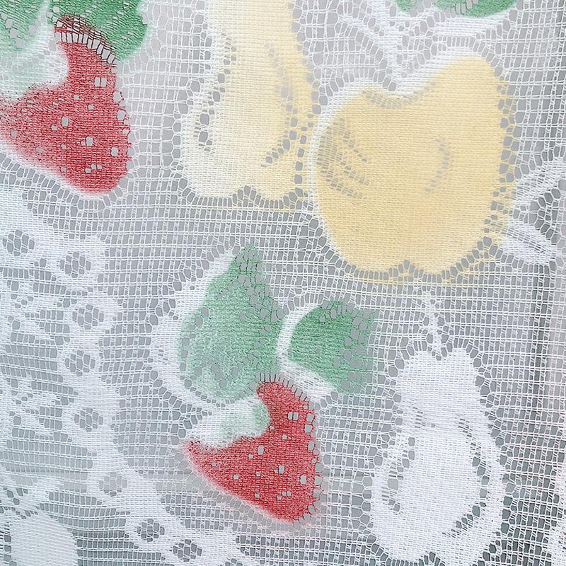 Nordic White Lace Coffee Curtain: Kitchen Partition, Door, Bay Window, Cabinet Decor