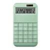 Desktop Calculator Solar Powered Battery Operated 12 Digits Detachable Buttons Large LCD Display Student Finance Calculator Office Supplies