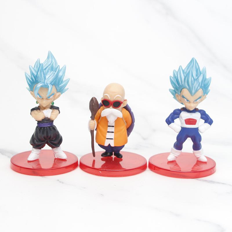 Figures Dragon Ball Childhood Goku Super Saiyan Pvc Model Toys Car Display