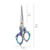 Professional Tailor Scissors Vintage Sewing Scissors Stainless Steel Tailor Shears For Fabric Clothes Needlework Cutter DIY Tool