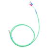 KType Thermocouple Probe Silicone Super Soft Temperature Measuring Line 0200 Celsius  Green 4x30mm(2meter )