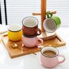 300/400ml Coffee Mug Solid Color Tea Cup Classic Ceramic Milk Cup  Living Room
