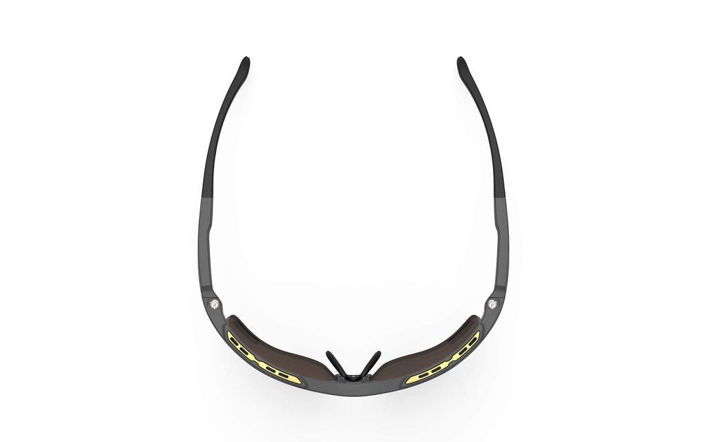 Keyblade Lens Bridge Temple 41mm [RUDYPROJECT] Sunglasses, Charcoal/ML Gold, Width 70mm, Width 14mm, Length 130mm, Height
