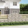 VidaXL 4x Arched Gabion Baskets Arched Gabion Cages Gabion Walls Garden Fences Terrace Outdoor 3145684