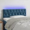 VidaXL LED Headboard Bedroom Furniture Single Bed Accessory Headboard Bed Frame Interior Dark Blue 3121994