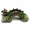Tree Plant Resin Aquarium Ornaments Fake Landscaping Artificial Bridge Rockery Fish Tank Ornament