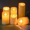 Flameless Flickering LED Candle Light Battery Power Electronic Candles Lamp Swinging Flame Tea Lights for Home Christmas Decor